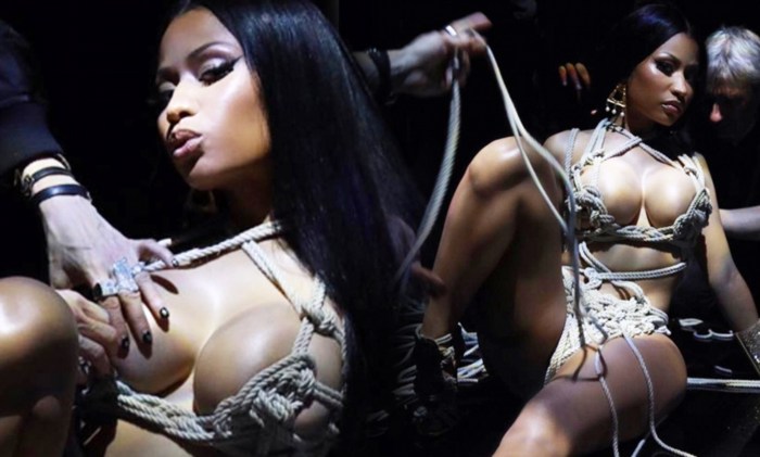 Nikki Minaj naked breasts