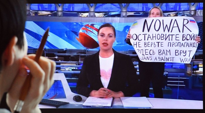 Holding News in the Studio