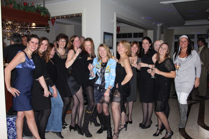 Girls on men's striptease