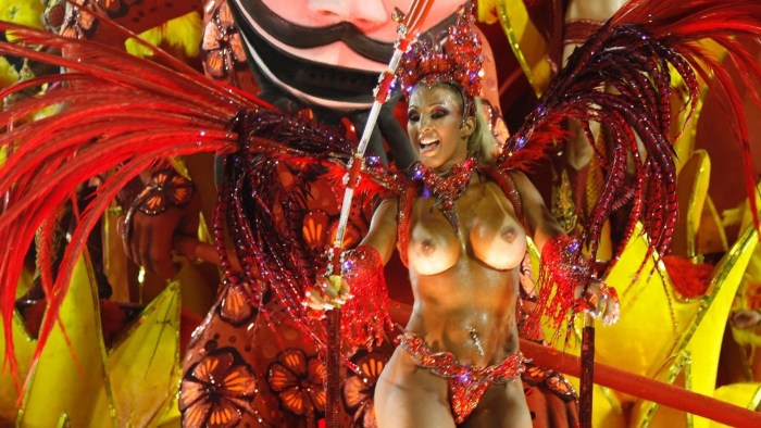 Naked carnival Brazil 1986