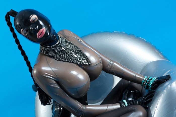 Bianca Bowsham boobs and in latex