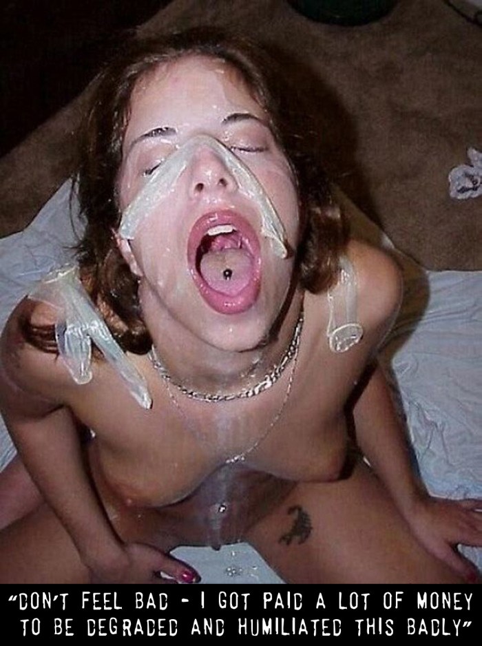 Cum on a mature homemade face