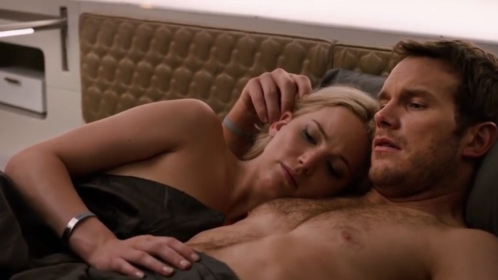 Passengers film 2016 Jennifer Lawrence and Chris Pratt