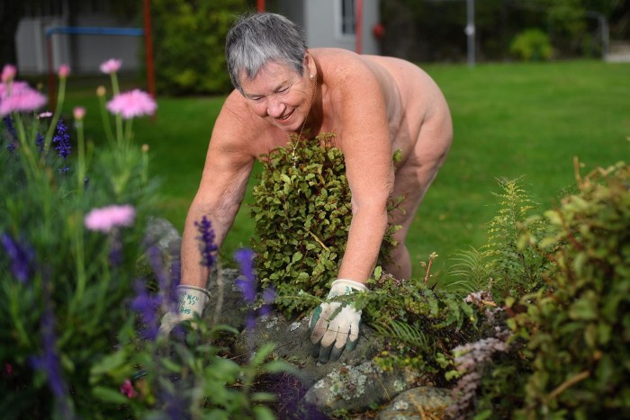 Naked women in a summer cottage