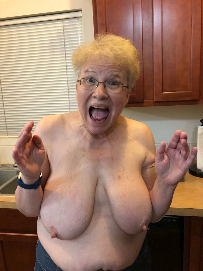 Beautiful boobs of grandmothers