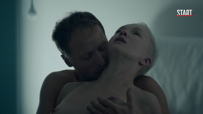 Naked Daria Moroz in the series "Casters"