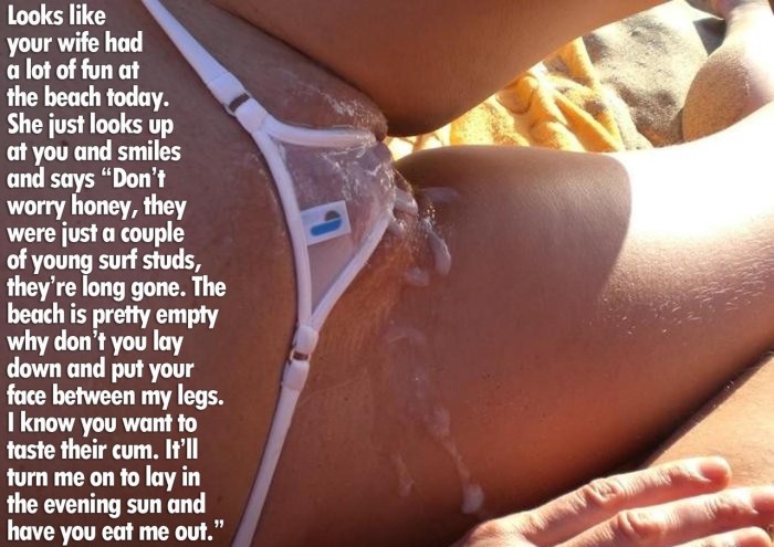 The girl finished in panties