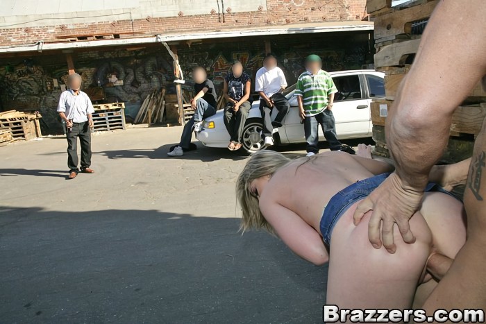 Anal in public Big boobs