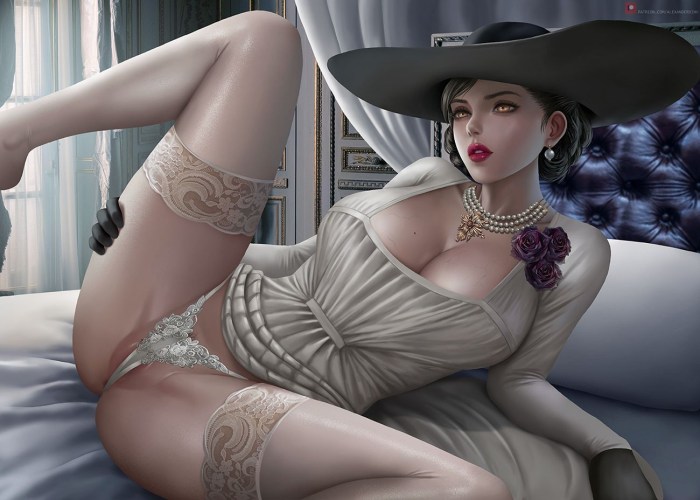 Resident Evil 8 vampire Lady Dimitrecu Hentai