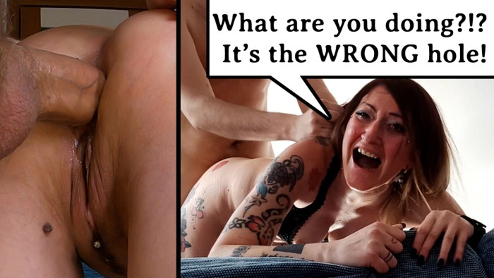 Painful anal at the casting