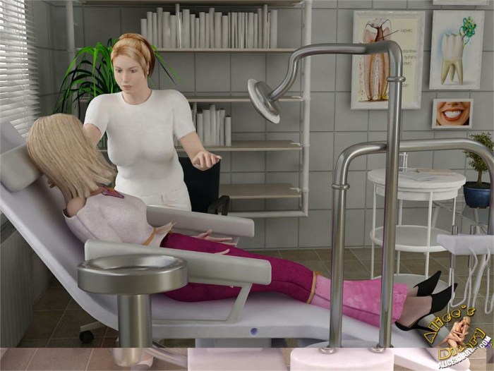 Natalie Monroe Seduces Her Dentist While Sitti
