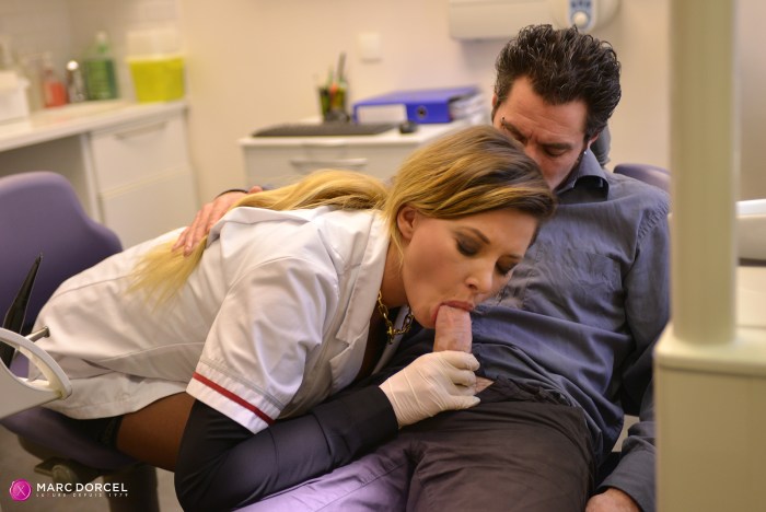 Fucking in the dentist's office