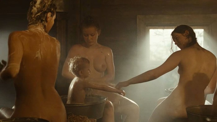Julia Peresild naked in the cinema