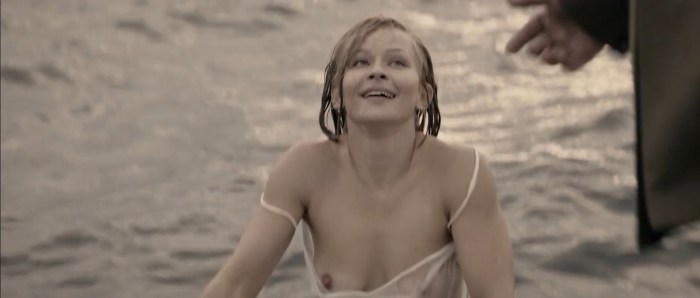 Julia Peresild naked in the cinema