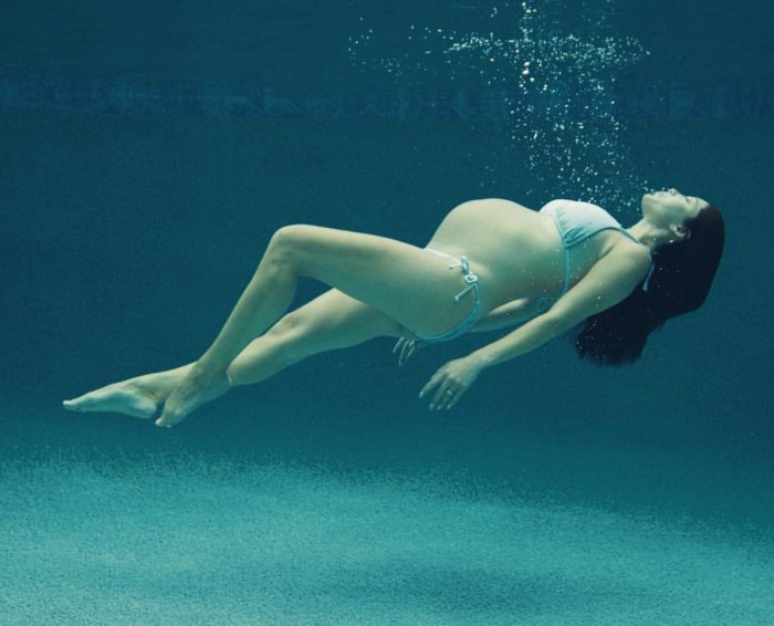 Asian in erotic swimsuits