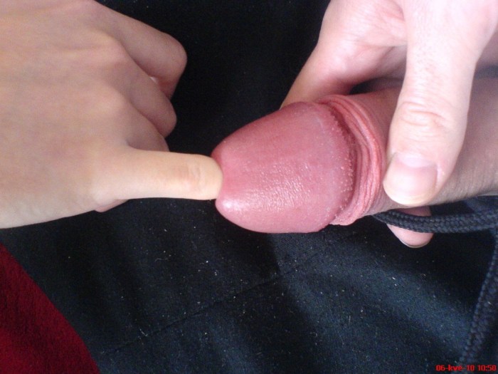 Putting a finger in a member