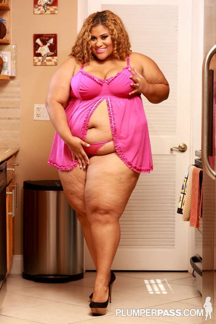 Fat village woman
