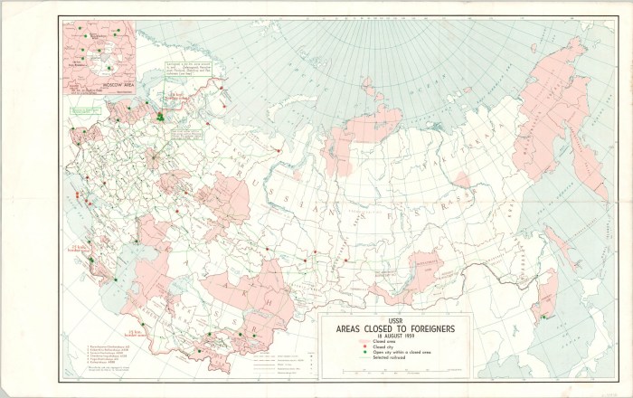 Map of the Soviet Union
