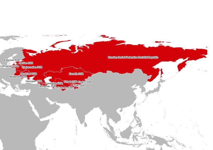 Map of the USSR