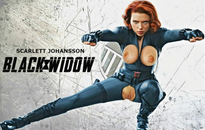 Scarlett Johansson Black Widow XXX