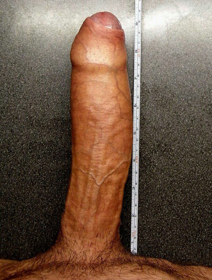 Huge cock close -up