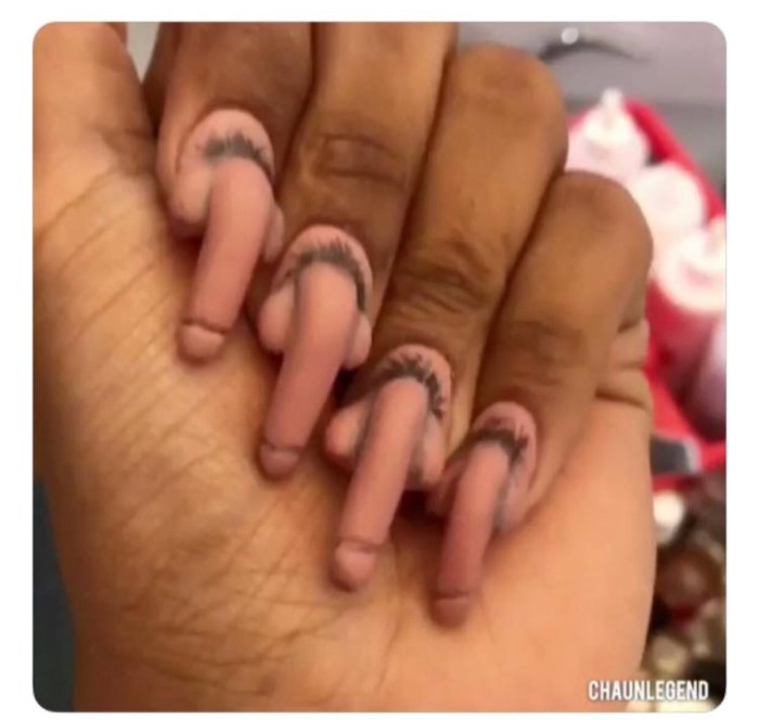 Manicure with a member