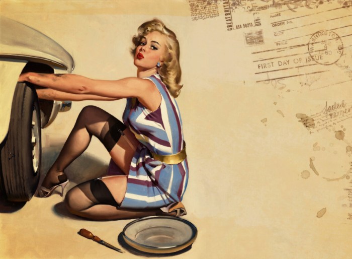 Retro style girls