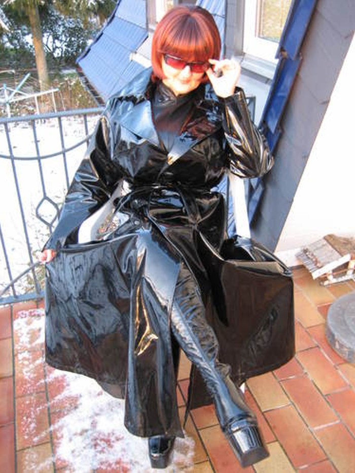 Fetish raincoat