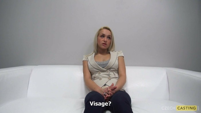 Czech casting with pills