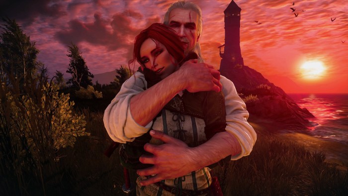 Witcher 2 Geralt and Triss