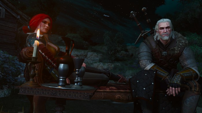 The Witcher Geralt and Triss