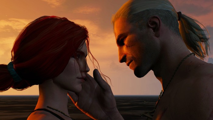 Geralt and Triss