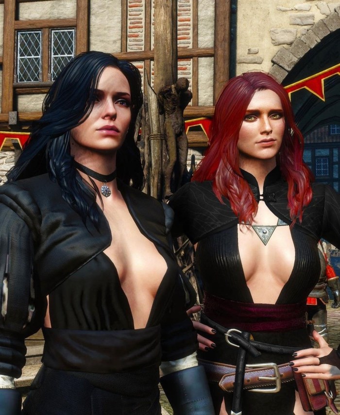 Triss Merigold with Enifer