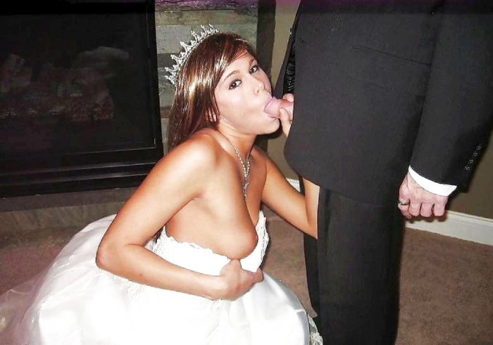 The sucking bride is private