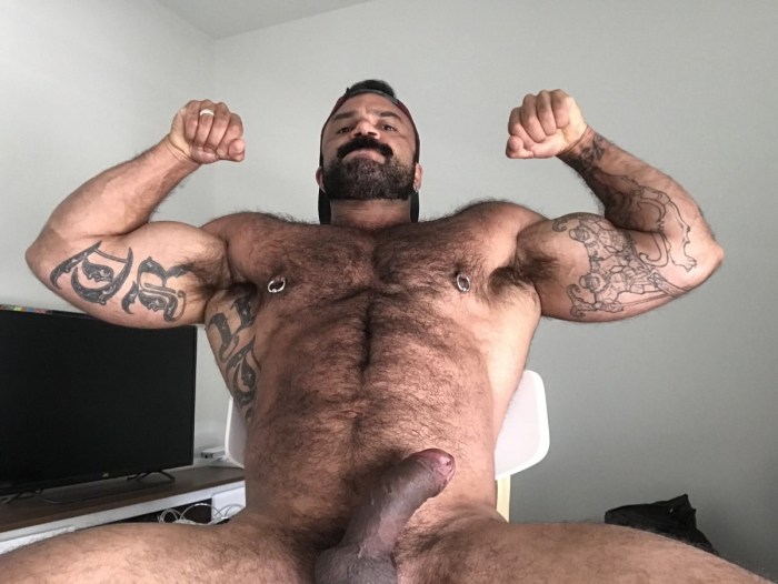 Australian naked Big Hairy
