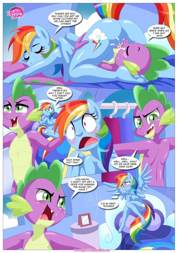 Equestria Untamed Spike Fluttershy