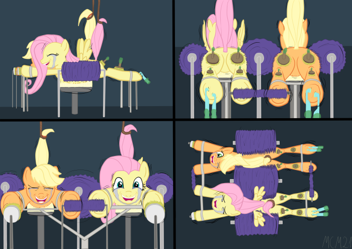 Applejack tickling
