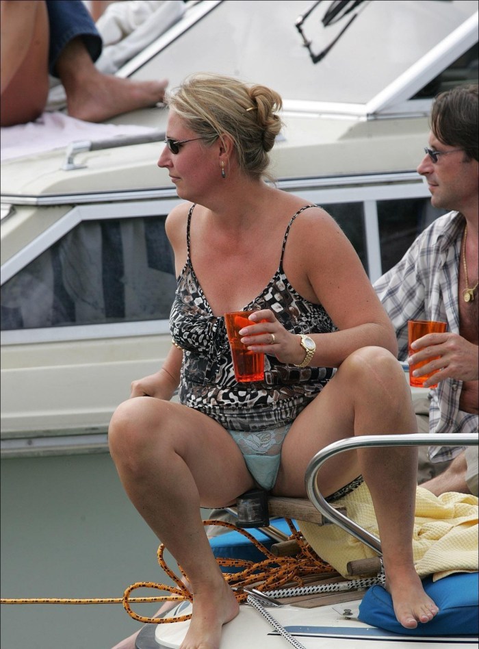 An adult woman lit up