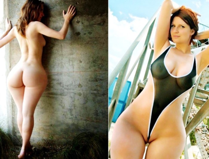 Naked women with short legs
