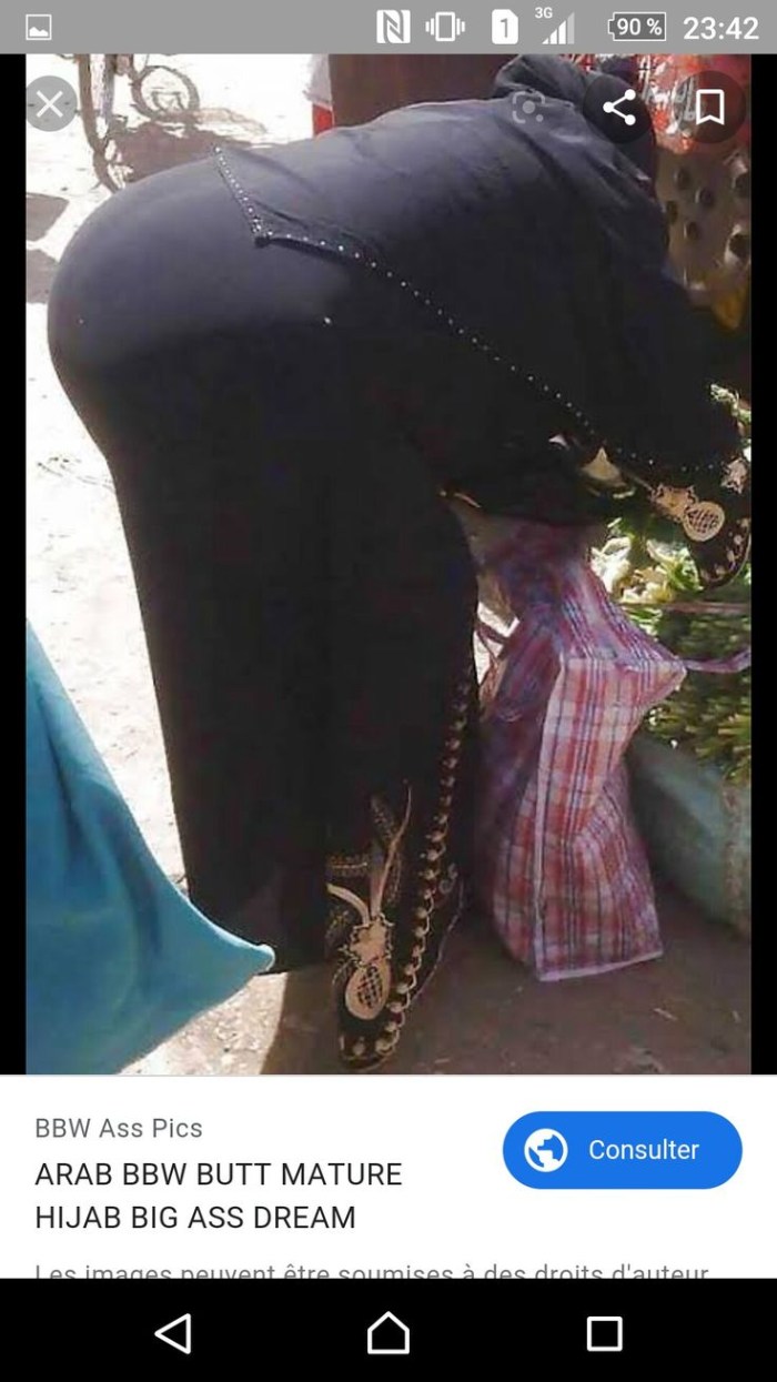 He leaned in a hijab