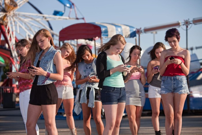 Modern girls teenagers