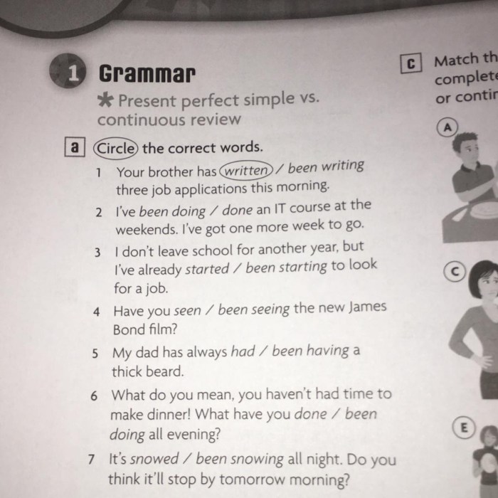 Read The Sentences and Complete the Rules Grade 5