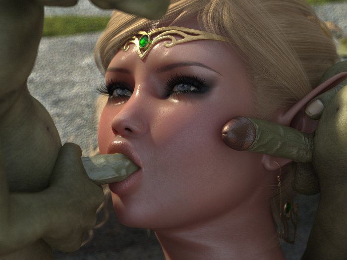 The fuck of the elven princess