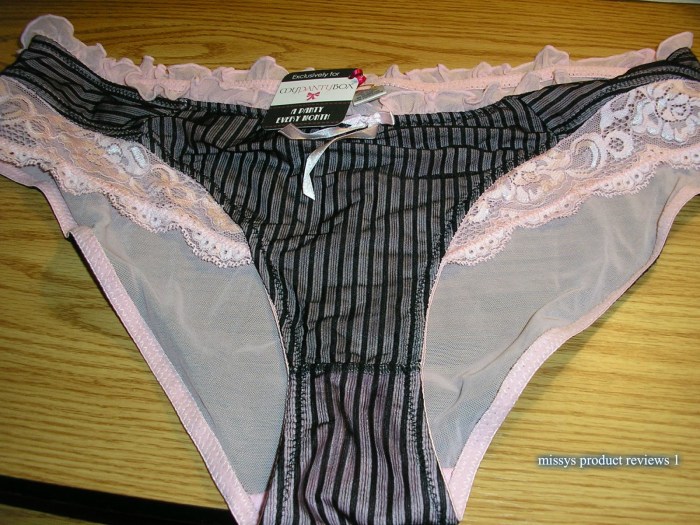 Pushed the panties to the side