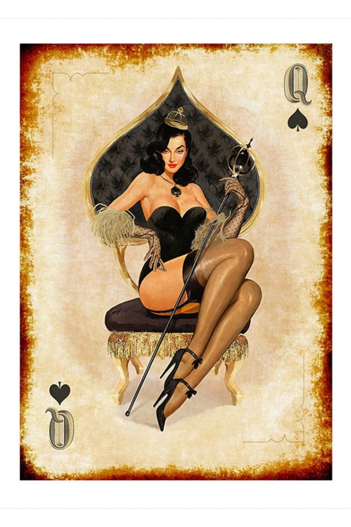 Playing cards with women