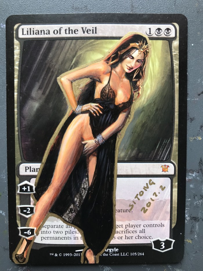 Game cards with girls