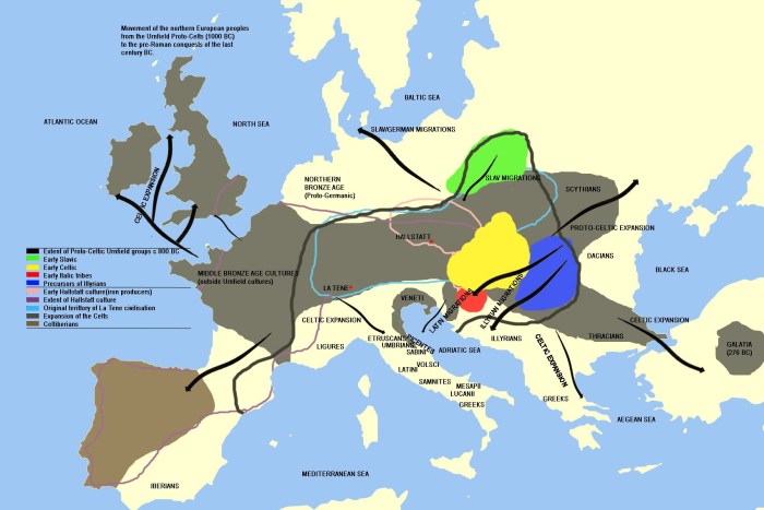 Celts on the map