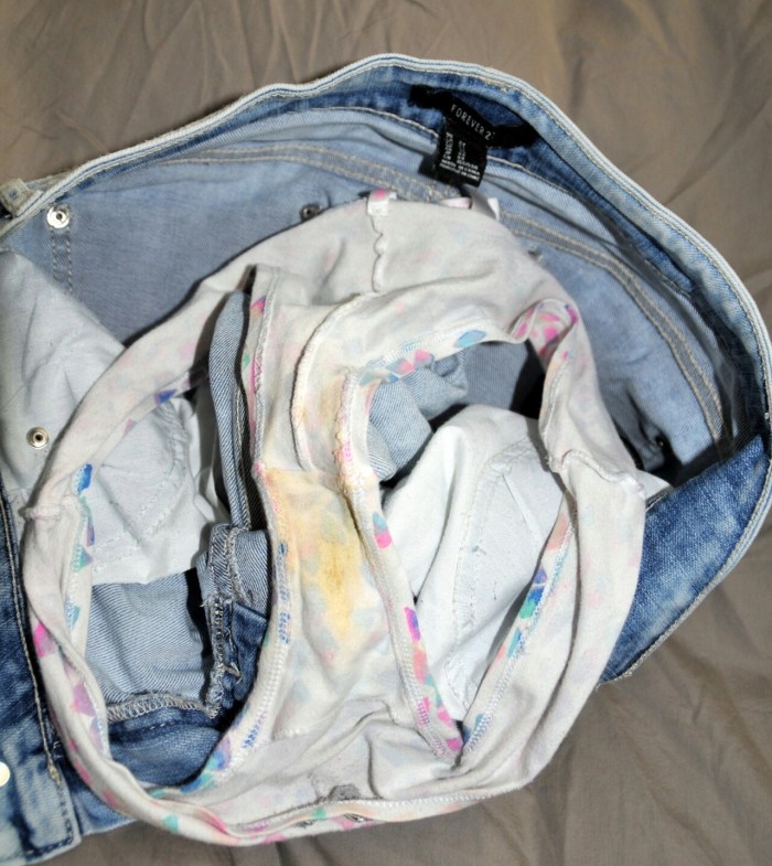 Worn panties of schoolgirls