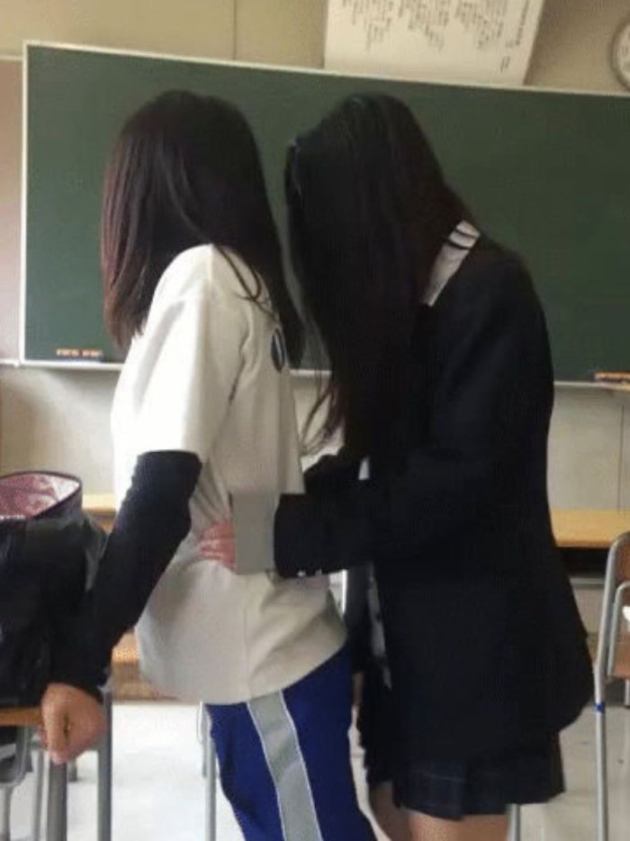 Modern schoolgirls