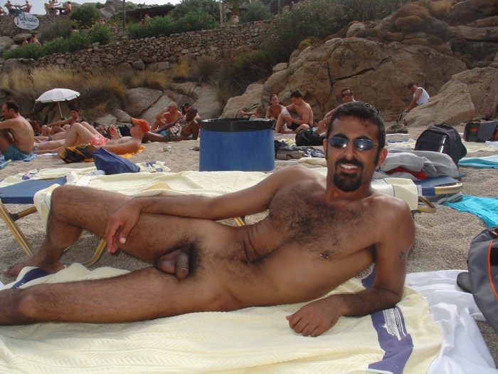 Several naked men